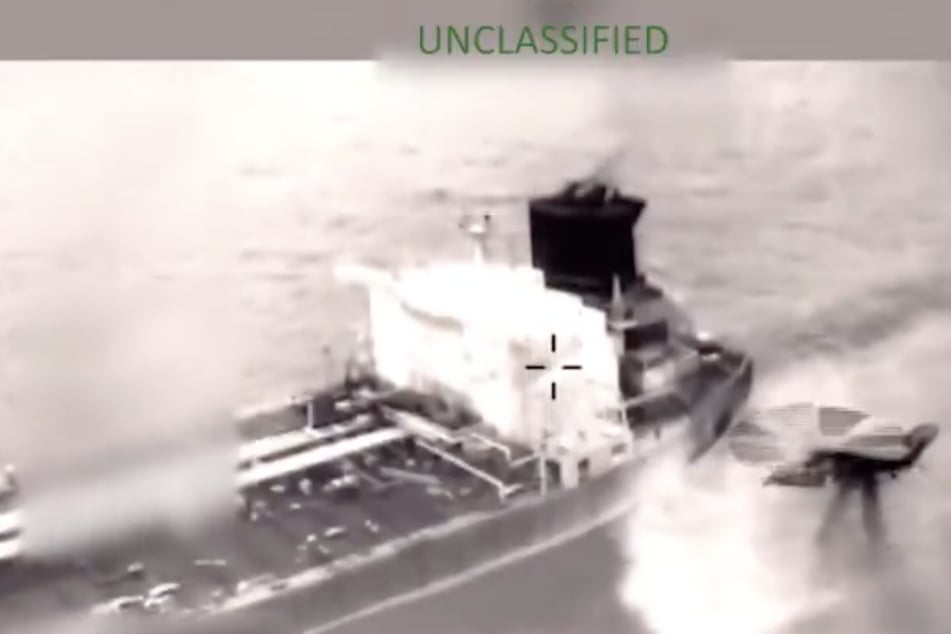 US Southern Command posted footage of what it said were its forces seizing an oil tanker that it accused of being part of a "ghost fleet."