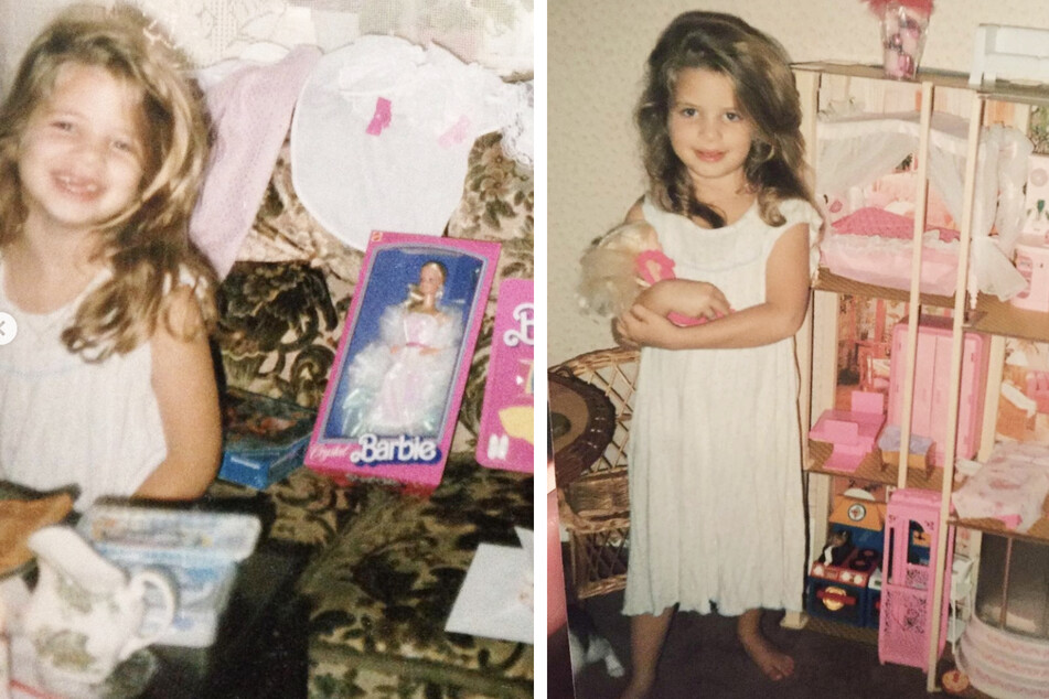 Über ihr Barbie-Haus hat sich die damals sechsjährige Susan Sideropoulos (42) sehr gefreut.