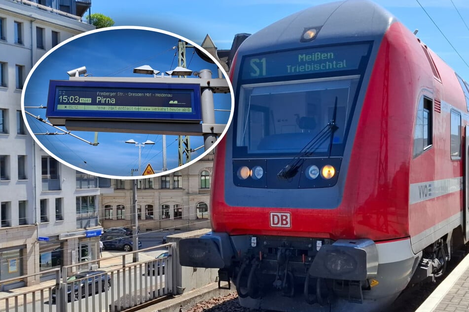 Zahlreiche S1-Bahnen in Richtung Meißen fallen aktuell aus: Was ist da los?