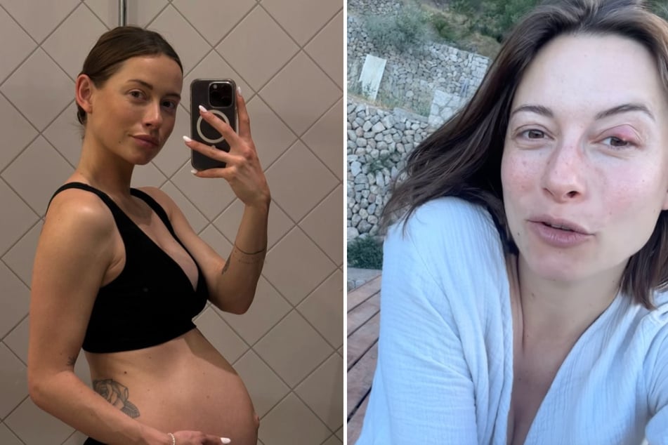 "Fühle mich unwohl": Hochschwangere Jennifer Lange hat gesundheitliche Probleme