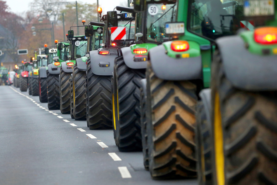 Die Landwirte haben große Demos angekündigt.