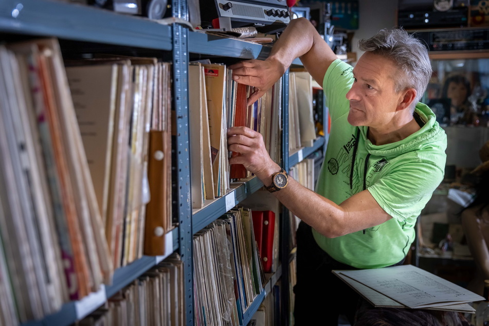 Eifriger Schallplattensammler: Rund 16.000 Vinylscheiben an zwei Standorten besitzt Lutz Neubert.