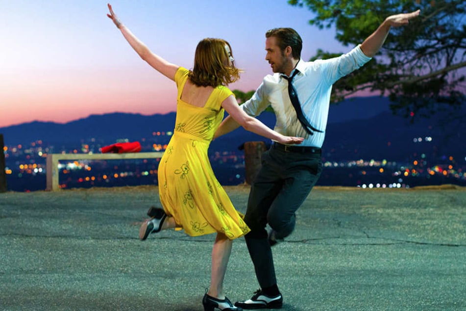 Die Hauptdarsteller Emma Stone und Ryan Gosling des Fast-besten Film "La La Land".