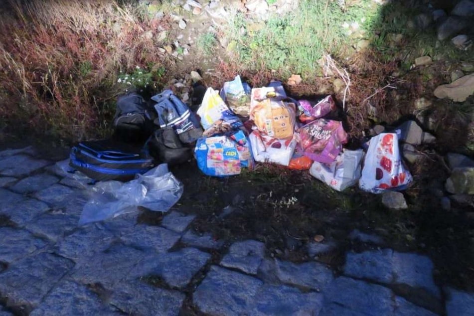 Eine Spaziergängerin hatte die Täter beobachtet. Beim genauen Betrachten der Taschen und Koffer, entdeckte die Wasserschutzpolizei den Bauschutt.