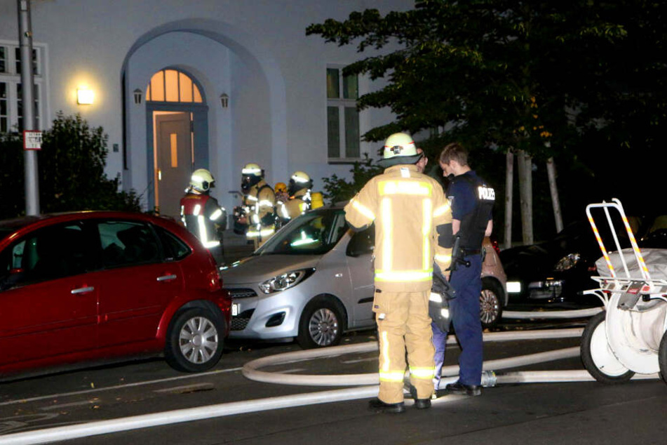 Ein Feuer ist in einem Keller in Berlin-Halensee ausgebrochen.