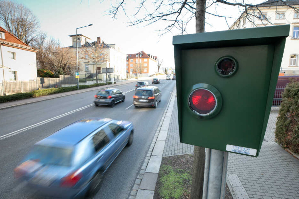 Dresdens neuer Rekordblitzer: Keiner erwischte mehr Raser als der Kasten an der Bergstraße (Südvorstadt).