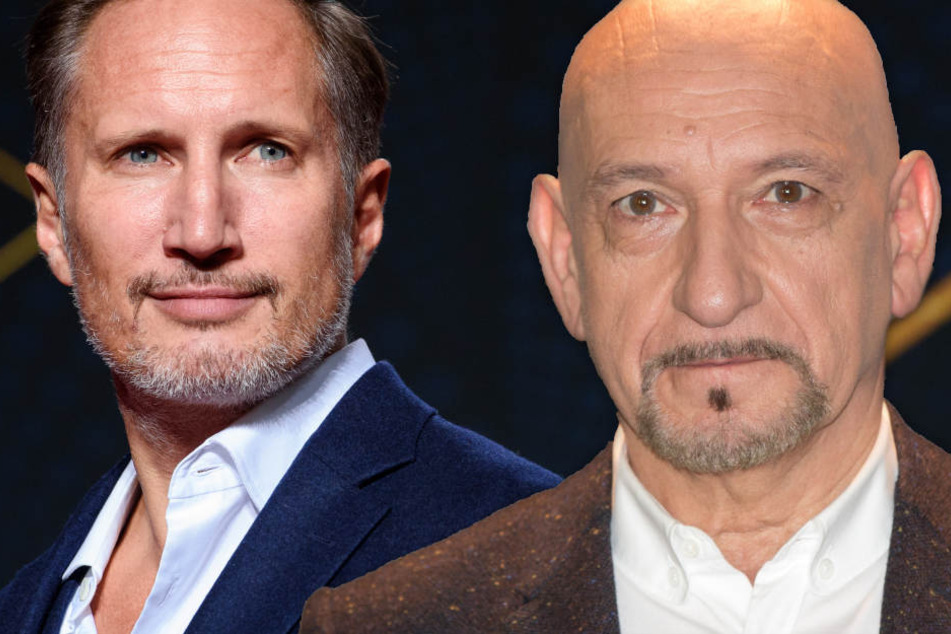 Bildmontage: Standen zwar gemeinsam vor der Kamera, konnten sich aber nicht wirklich näher kennenlernen: Benno Fürmann (Li.) und Hollywood-Legende Ben Kingsley.