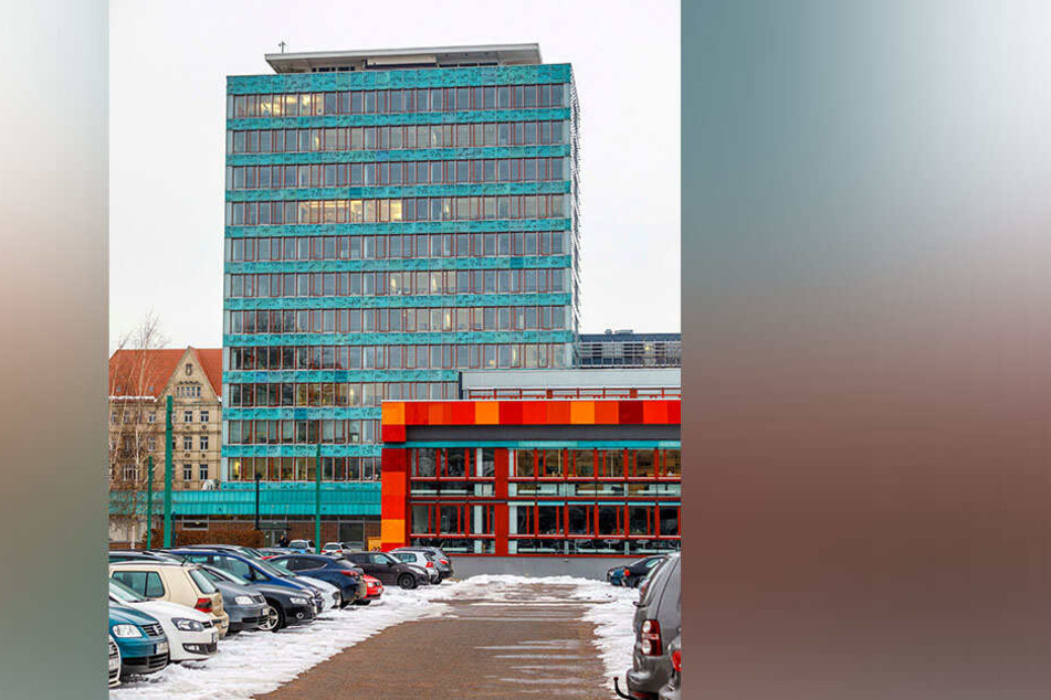 Auch das Haus der Presse wurde von Wolfgang Hänsch entworfen.
