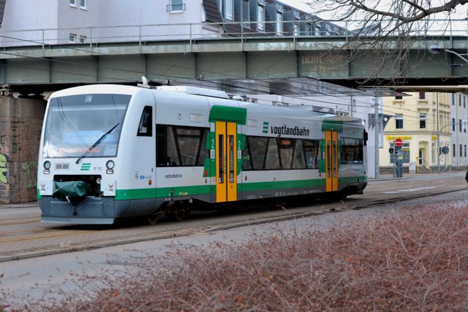 Der Unfall passierte auf dem Betriebsgelände der Vogtlandbahn.