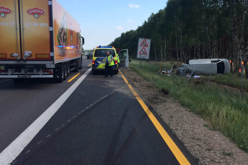 Wegen einer fehlenden Rettungsgasse musste der Notarzt zum Unfall laufen.