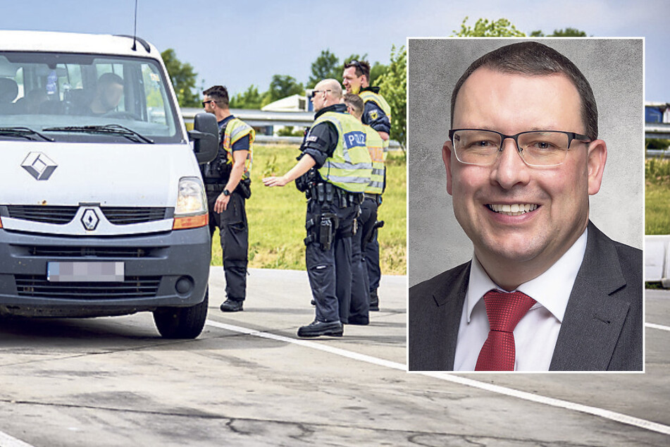 Der CDU-Landtagsabgeordnete Ronny Wähner (47) fordert Bundespolizisten an Sachsens Grenzen.