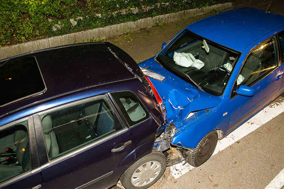 Mit voller Wucht krachte der 48-Jährige auf den Ford Fiesta.