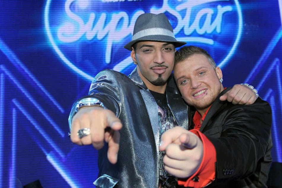 Mehrzad Marashi und Menowin Fröhlich im Finale von "Deutschland sucht den Superstar" 2010.