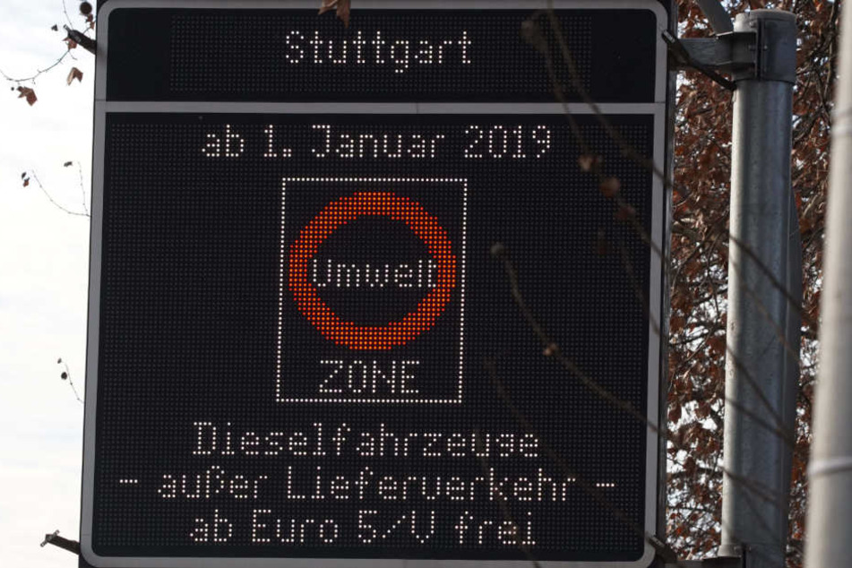 Alte Diesel müssen seit Neujahr aus Stuttgart draußen bleiben.