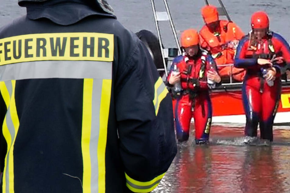 Polizei, Feuerwehr und DLRG waren im Einsatz (Symbolbild).