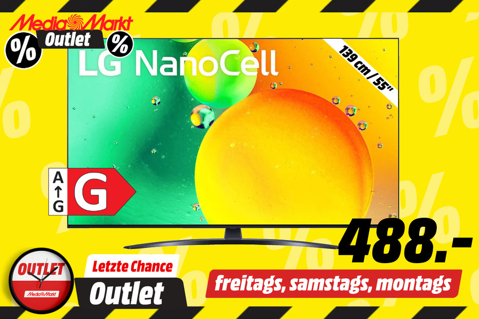 55-Zoll LG-Fernseher für 488 Euro.