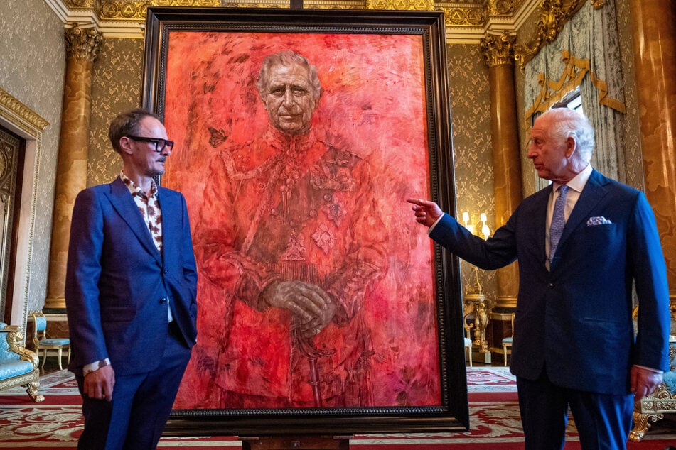 King Charles III's blood-red portrait royally backfires: "Looks like he's in hell"