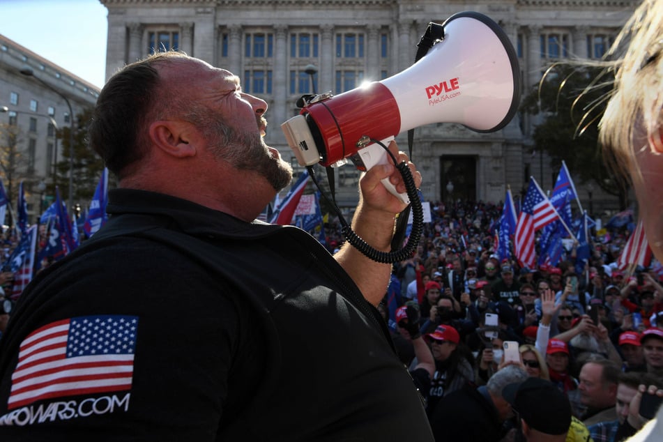 Jones frequently campaigned and rallied for Donald Trump.