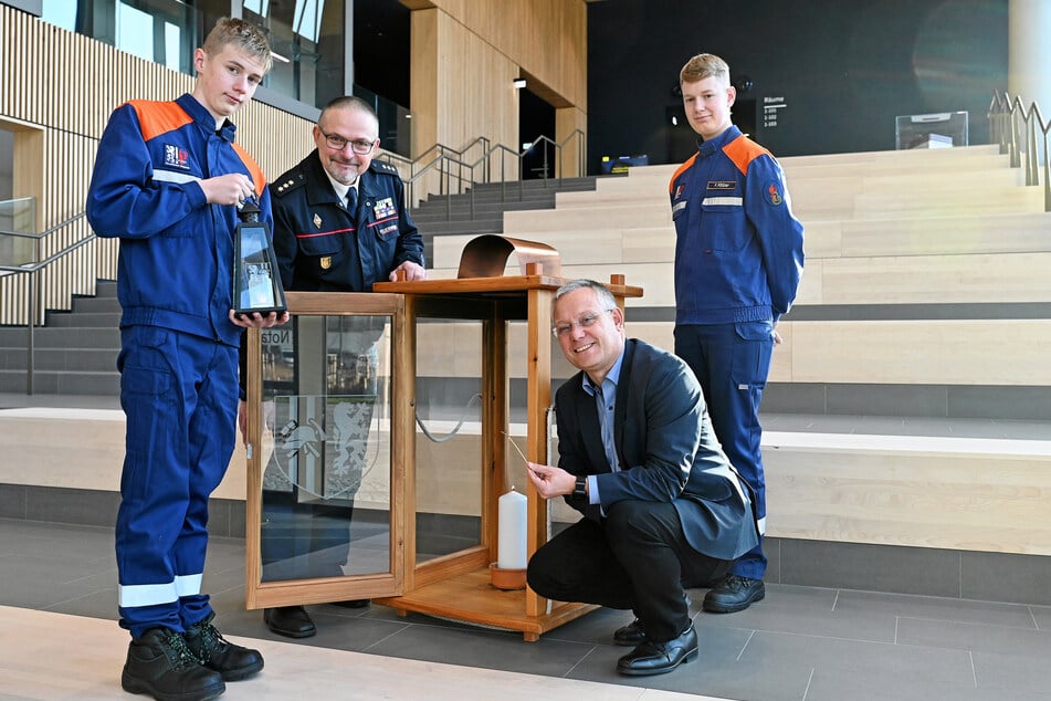 Über Österreich kam das Friedenslicht nach Dresden.