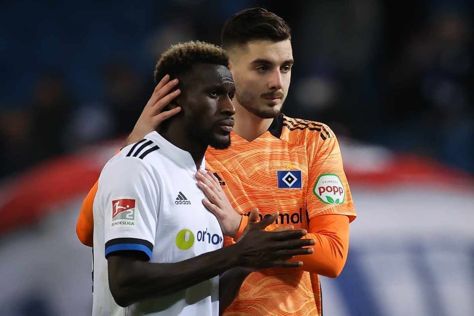 Torwart Marko Johansson (23, r.) hat beim Hamburger SV keine Zukunft mehr.