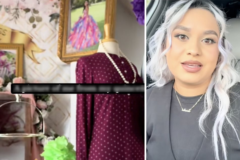 Mujer entra en la tienda: Al ver lo que hay colgado en la pared, se le cae la mandíbula