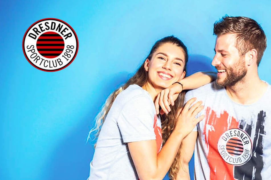 Verliebt! DSC-Spielerin Radosova und Reuter zeigen brandneue Fanshirts