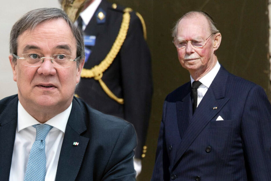 Für Armin Laschet (l.) war Jean von Luxemburg (r.) ein Vorbild.