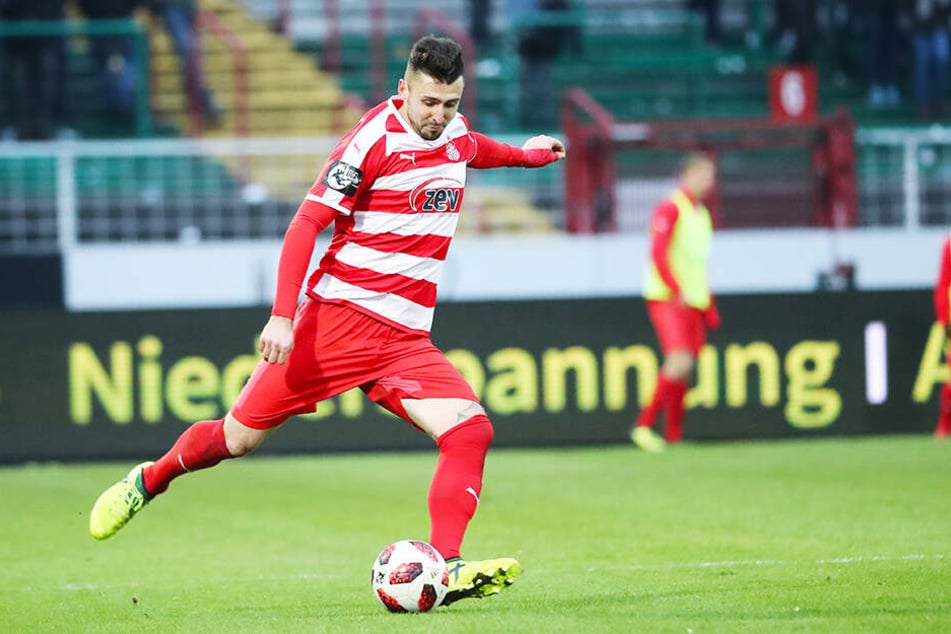 Davy Frick ärgerte sich über die Art und Weise der Niederlage beim FC Hansa Rostock.