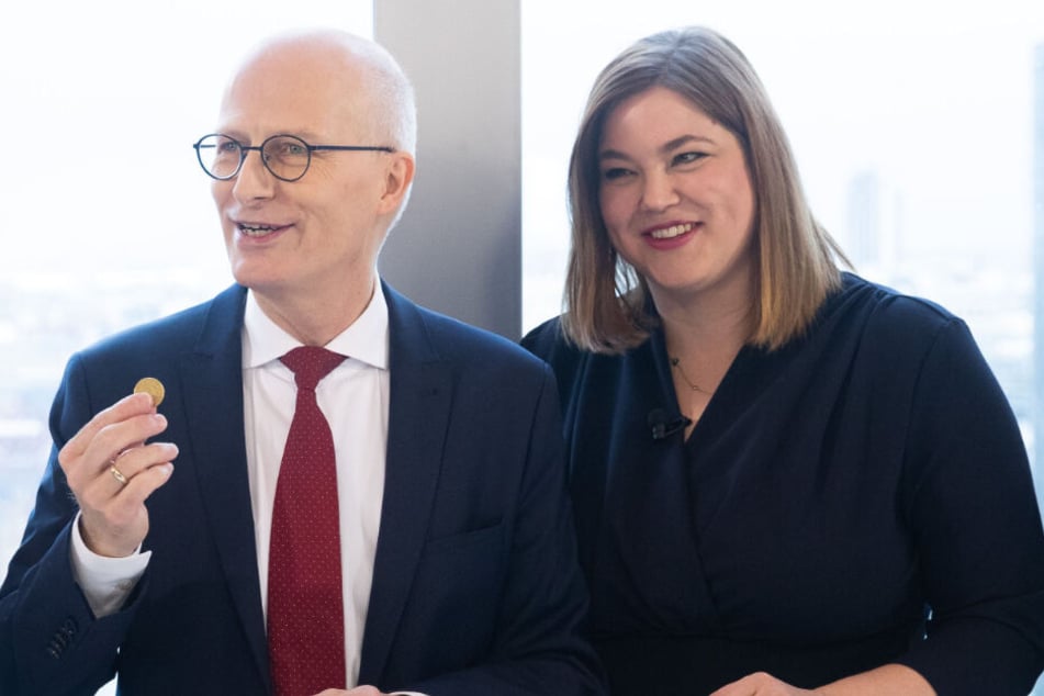 Bürgermeister Peter Tschentscher (SPD) und Katharina Fegebank (Grüne) gelten als aussichtsreichste Kandidaten.