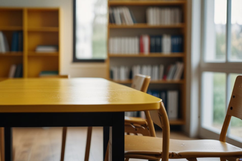 Die Leiche der Frau (†28) wurde in der Schulbibliothek entdeckt. (Symbolfoto)