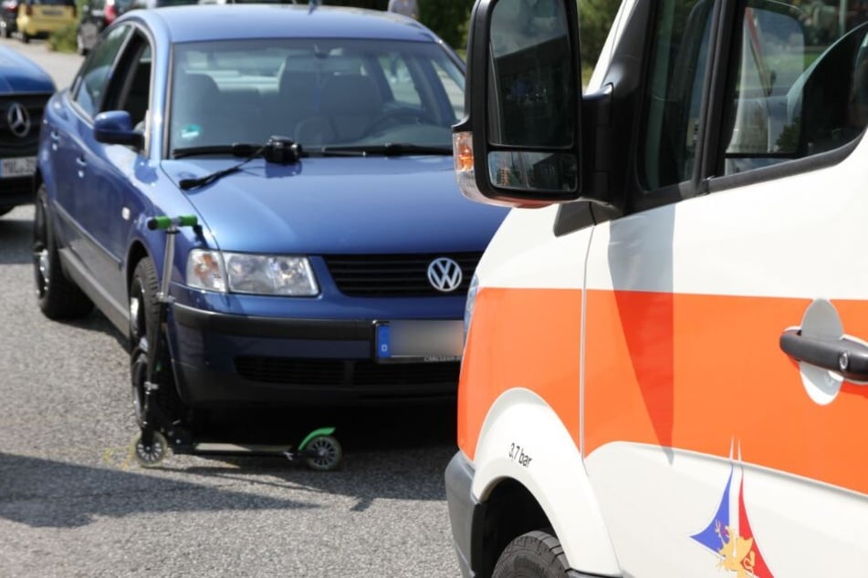 Der Siebenjährige war mit seinem Roller auf die Straße gefahren.