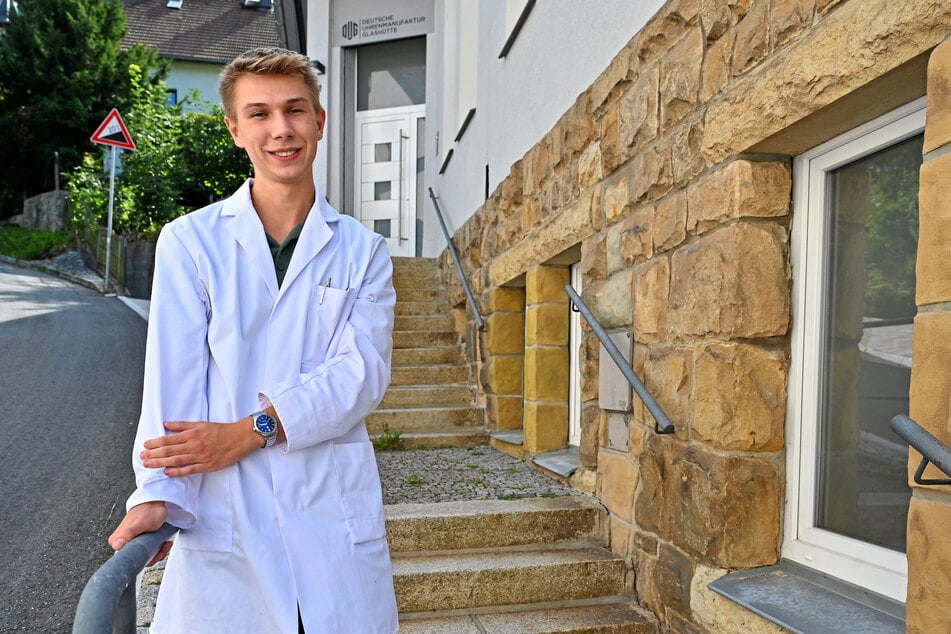 Martin Schaller (20) ist der jüngste Festangestellte bei der Manufaktur DUG.