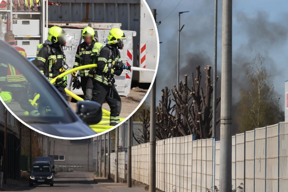 Chemnitz: Rauch über Chemnitz: Was brennt hier?