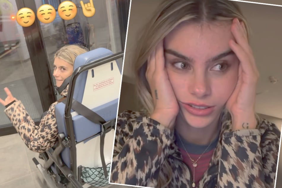 Romina Palm unter Schock! Model zieht sich beim Skifahren Horror-Verletzung zu