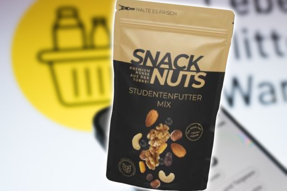 Beim Studentenfutter-Mix "Snack Nuts" (150 Gramm) fehlt die Allergenkennzeichnung – was zu gesundheitlichen Problemen führen kann.