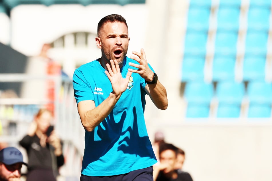 Benjamin Duda (36) hat den Chemnitzer FC vor einem Monat übernommen.