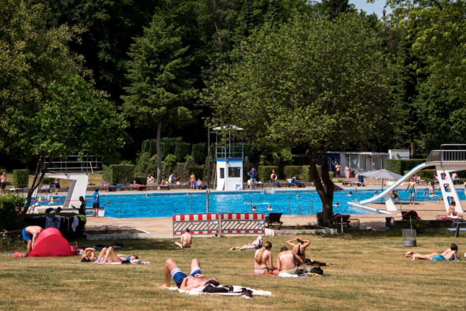 Die Hamburger Freibäder wie hier das Freibad Marienhöhe haben 2020 weniger Besucher gehabt als im Vorjahr.