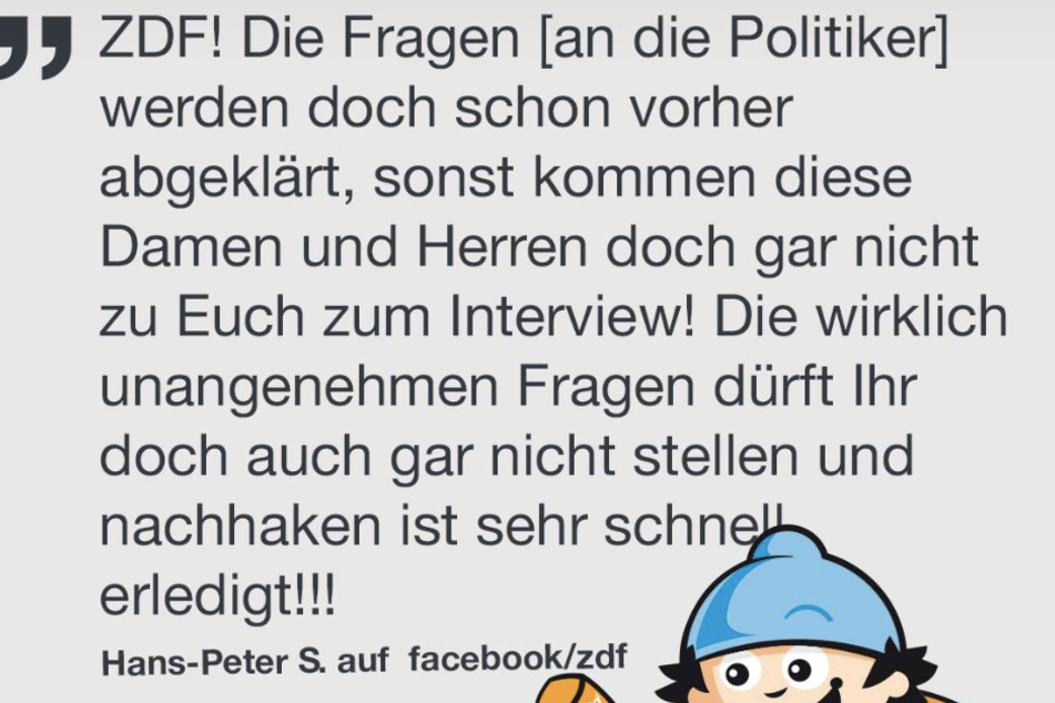 Das ZDF muss sich regelmäßig mit Kritik auseinandersetzen.