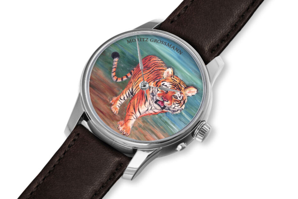 2022 ist das Chinesische Jahr des Tigers - Jaroslava Werstler entwarf das Zifferblatt-Motiv.