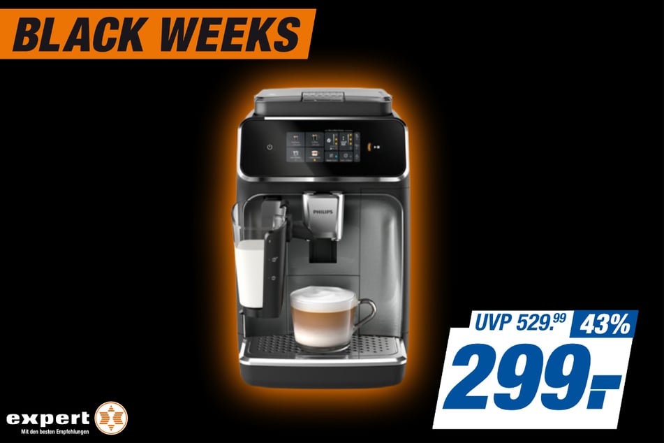 Philips-Kaffeevollautomat EP2339/40 Series 2300 
für 299 statt 529,99 Euro.