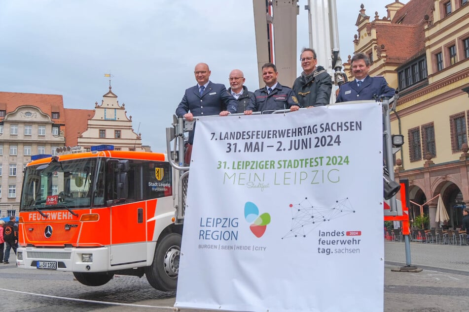 Das 31. Leipziger Stadtfest findet erstmals in Kooperation mit dem sächsischen Landesfeuerwehrtag statt.