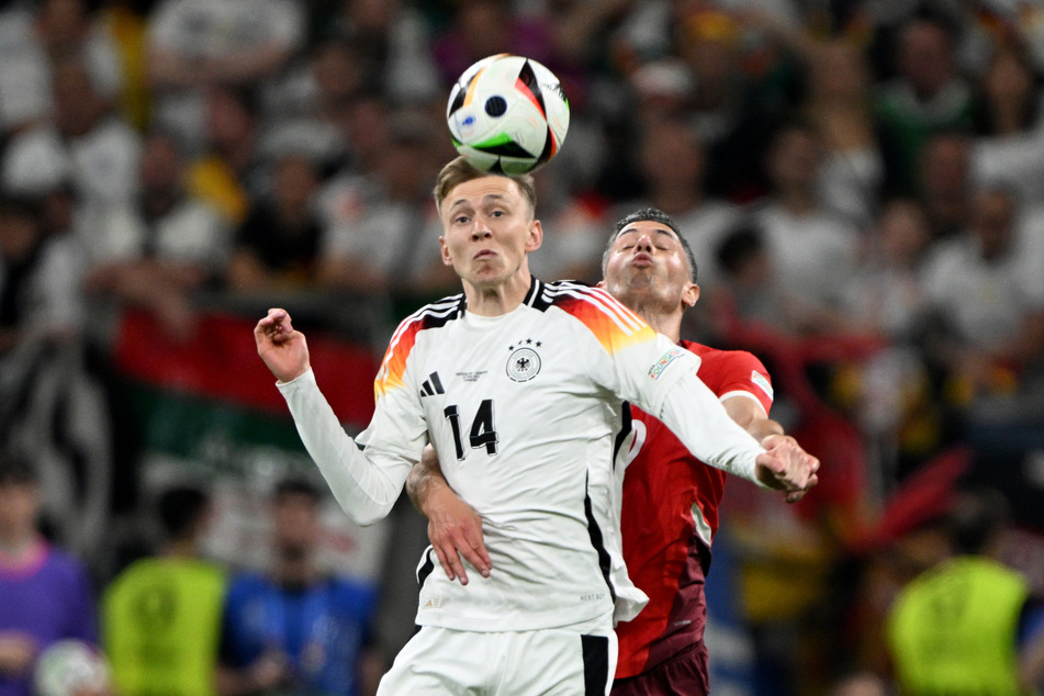 Maximilian Beier (21, l.) feierte erst im Juni sein Nationalelf-Debüt und schaffte es sogleich in den deutschen EM-Kader.