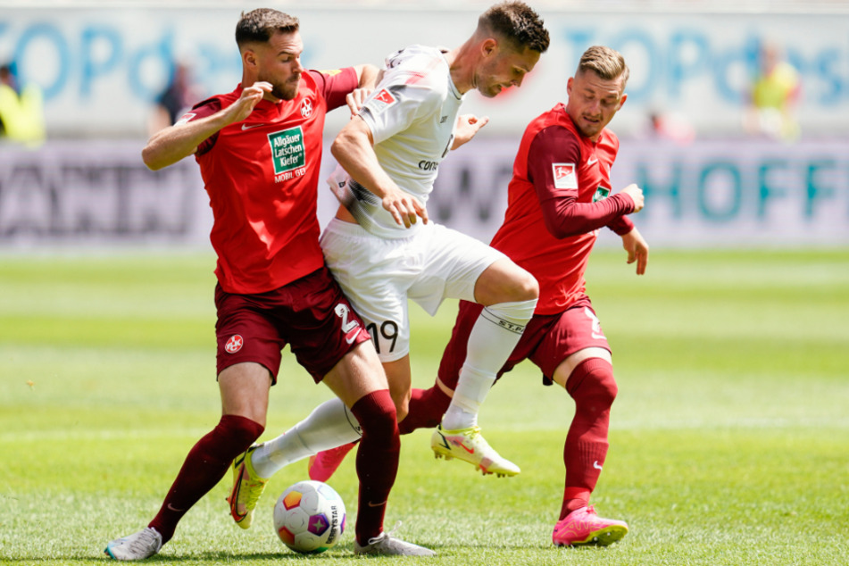 St.-Pauli-Neuzugang Andreas Albers (33, M) tat sich gegen den 1. FC Kaiserslautern schwer.