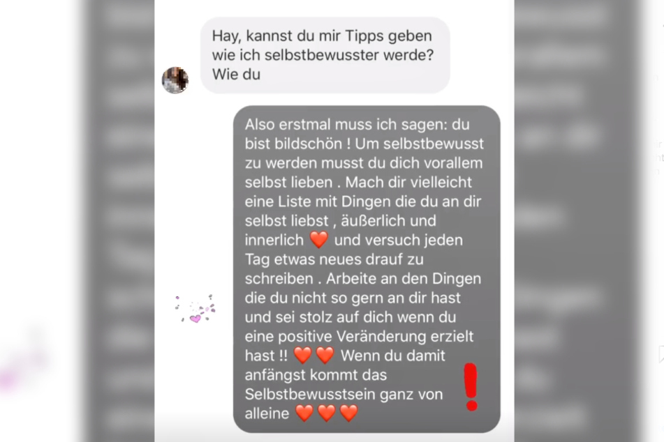 Der Screenshot zeigt eine Instagram-Story von GNTM-Kandidatin Lijana.