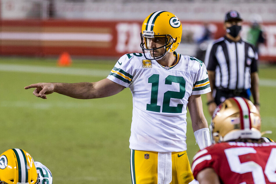 Packers Quarterback Aaron Rodgers threw for a game-high 261 yards in Green Bay's last-second win over the 49ers on Sunday night.