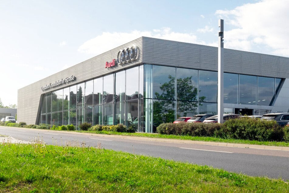 Audi Dresden auf der Kesselsdorfer Straße