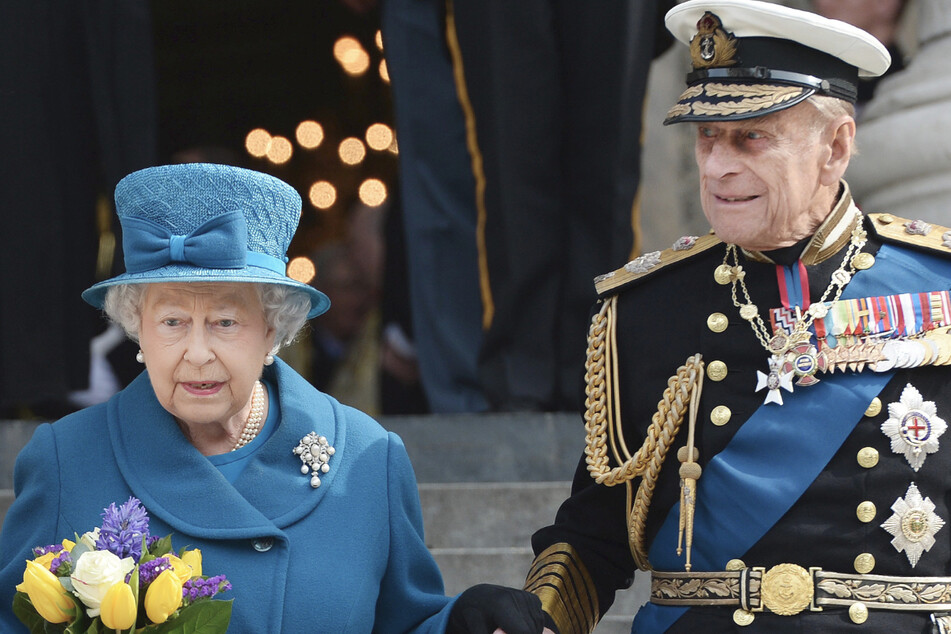 Queen Elizabeth II. und ihr Ehemann Prinz Philip bei einer Festveranstaltung im Jahr 2015.