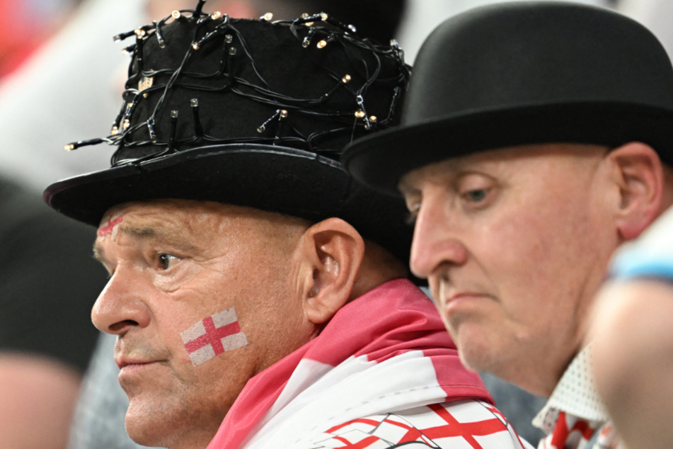Die englischen Fans hatten sich gegen die USA offenbar mehr erhofft.