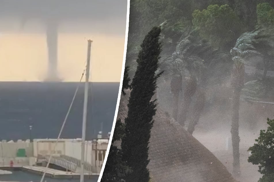 Sturm-Chaos auf beliebter Urlaubsinsel: Ein Toter, Wasserhose gesichtet