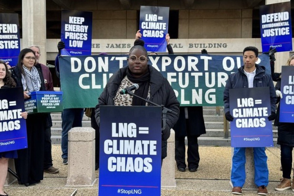 Environmental activists urge Biden administration to put a stop to climate-bomb LNG projects